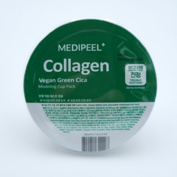 Заспокійлива моделююча маска для обличчя Medi-Peel Vegan Green Cica Collagen Modeling Cup Pack, 28 гр