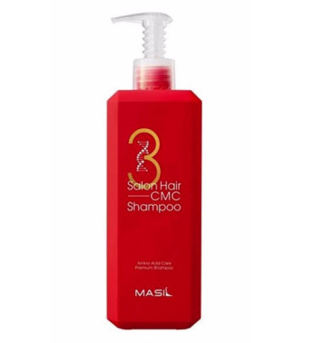 Шампунь, що відновлює, з амінокислотами Masil 3 Salon Hair CMC Shampoo 500мл