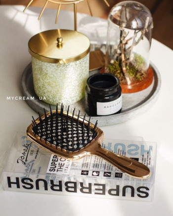 Гребінець Superbrush Janeke Gold золото чорний