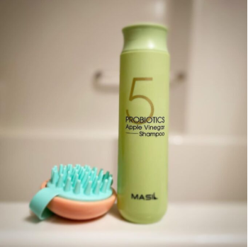 М’який безсульфатний шампунь з проботиками і яблучним оцтом  Masil 5 Probiotics Apple Vinegar Shampoo 300мл