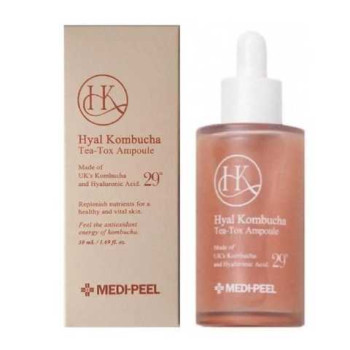 Сироватка з комбучею для підвищення еластичності шкіри MEDI-PEEL Hyal Kombucha Tea-Tox Ampoule 50 мл